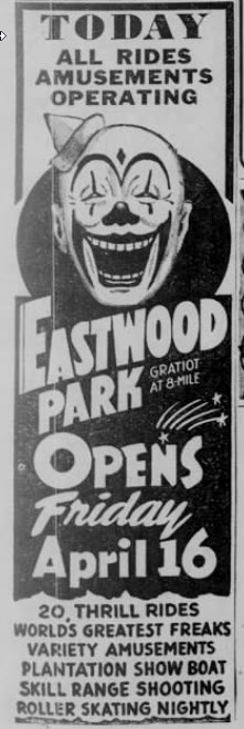 Eastwood Park - Opening Ad April 11 1948 (newer photo)